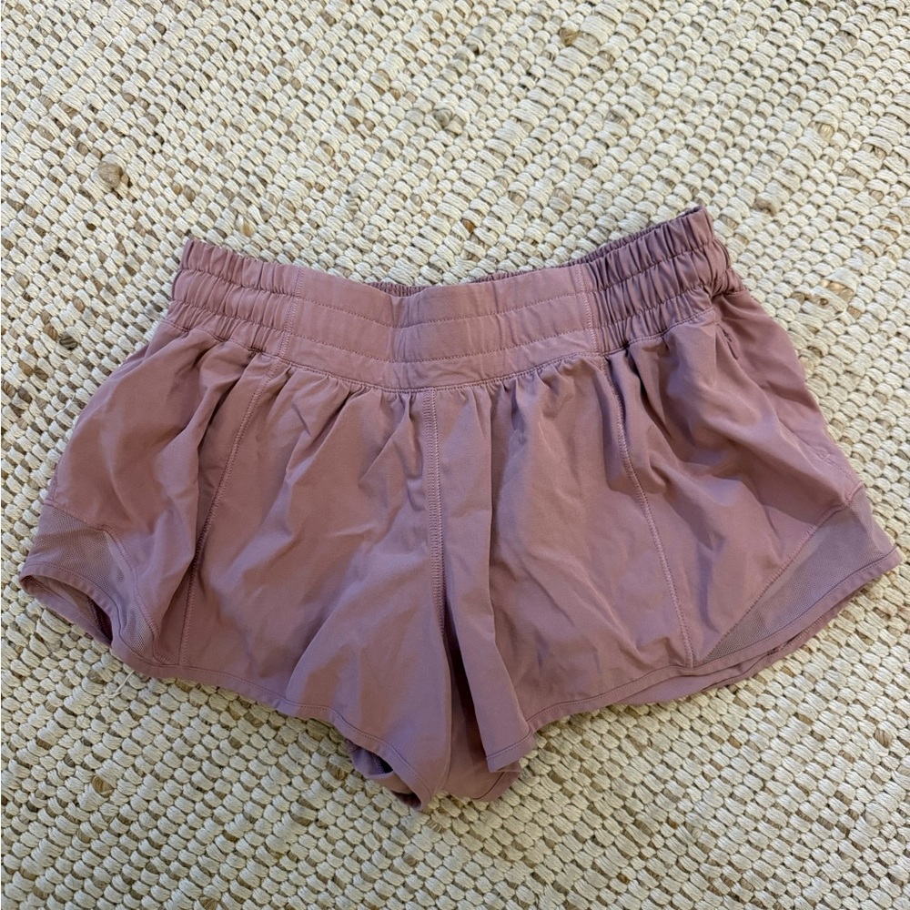 lululemon athletica Rose-Mauve Running Shorts